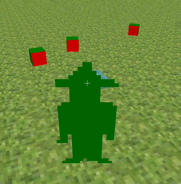 A pair of bloblets chasing Dev Test